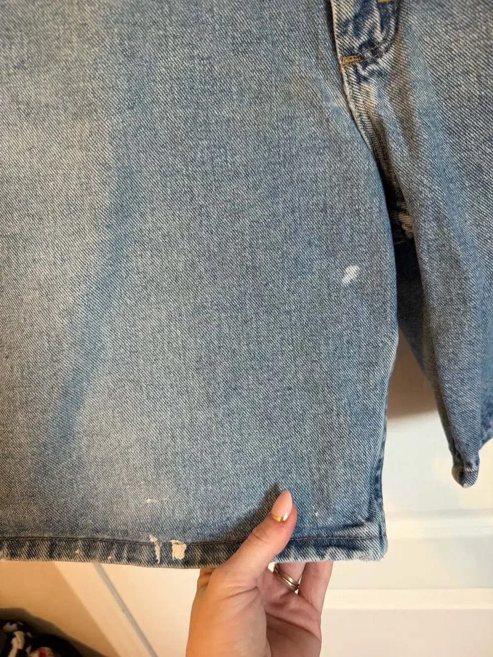 Wrangler Hero Originals Jean Shorts Size 36 Blue Denim Jorts